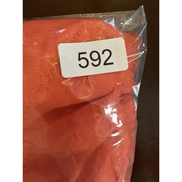 Krisa Coral linen tiered mini skirt Size Small NEW pink Peach Elastic Waist - Picture 9 of 9